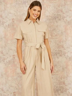 Natuurlijk - Yumi Relaxed Fit Utility Jumpsuit