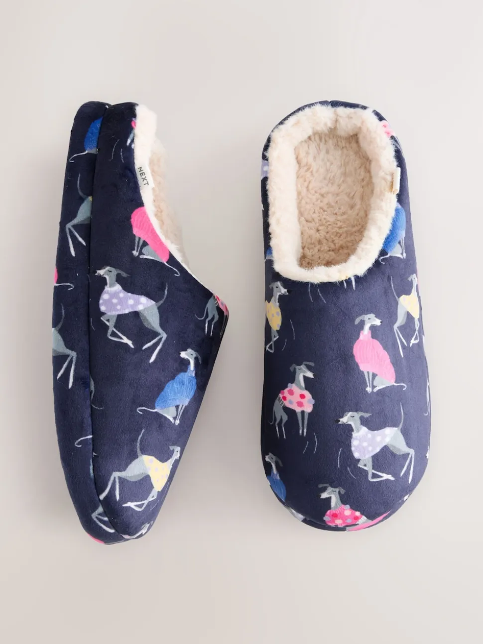 Navy Whippet - Pantoffelmuiltjes