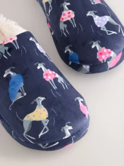 Navy Whippet - Pantoffelmuiltjes