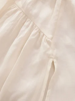 Neutraal - Beach Midi Skirt With Ramie