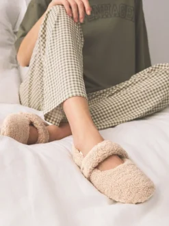 Neutraal - Borg Ballet Slippers