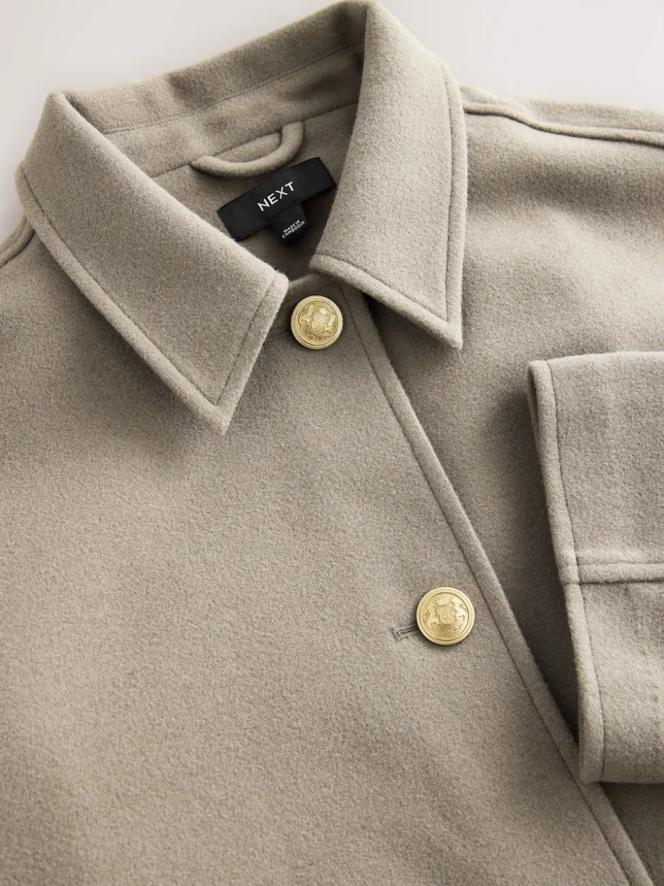 Neutraal - Brushed Collared Jacket