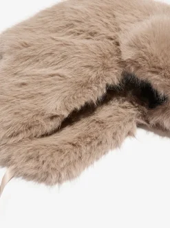 Neutraal - Lipsy Faux Fur Trapper Hat with Poms