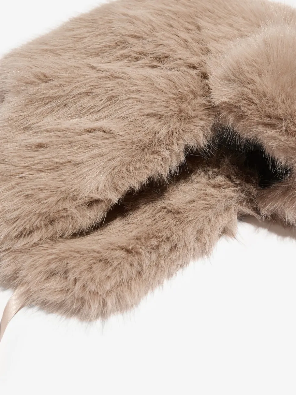 Neutraal - Lipsy Faux Fur Trapper Hat with Poms