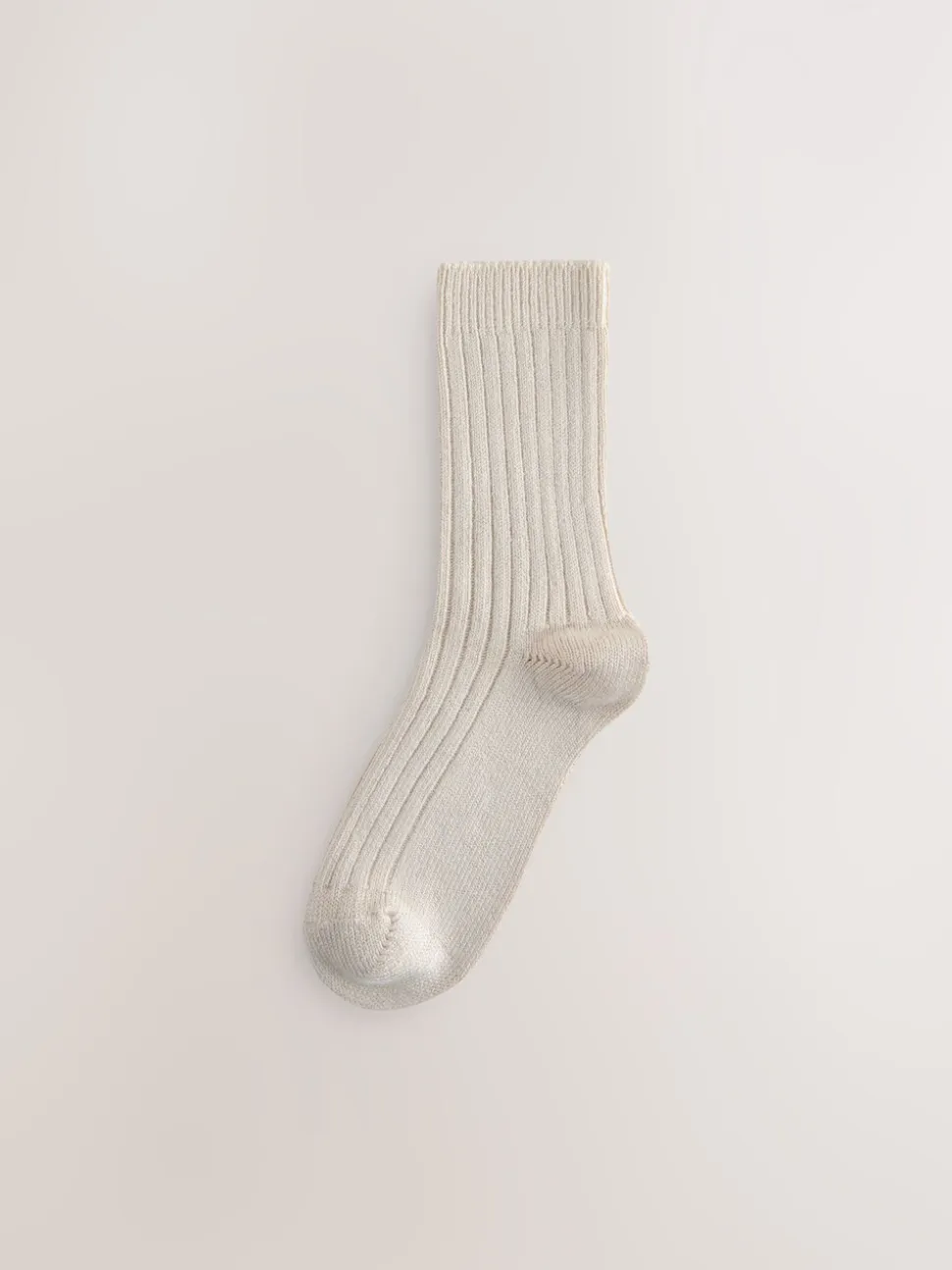Neutraal - Warm Handle Ribbed Ankle Socks 3 Pack