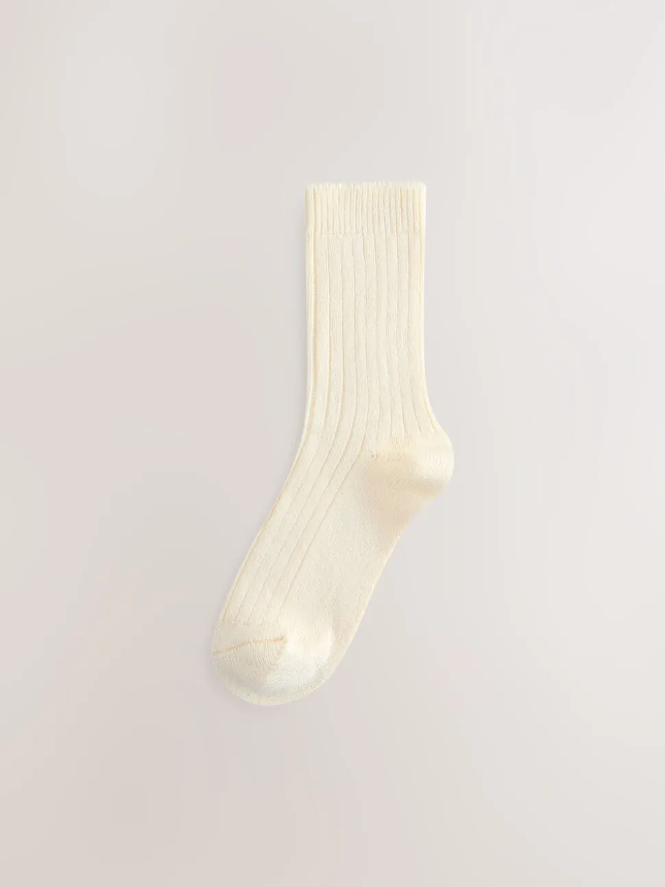 Neutraal - Warm Handle Ribbed Ankle Socks 3 Pack