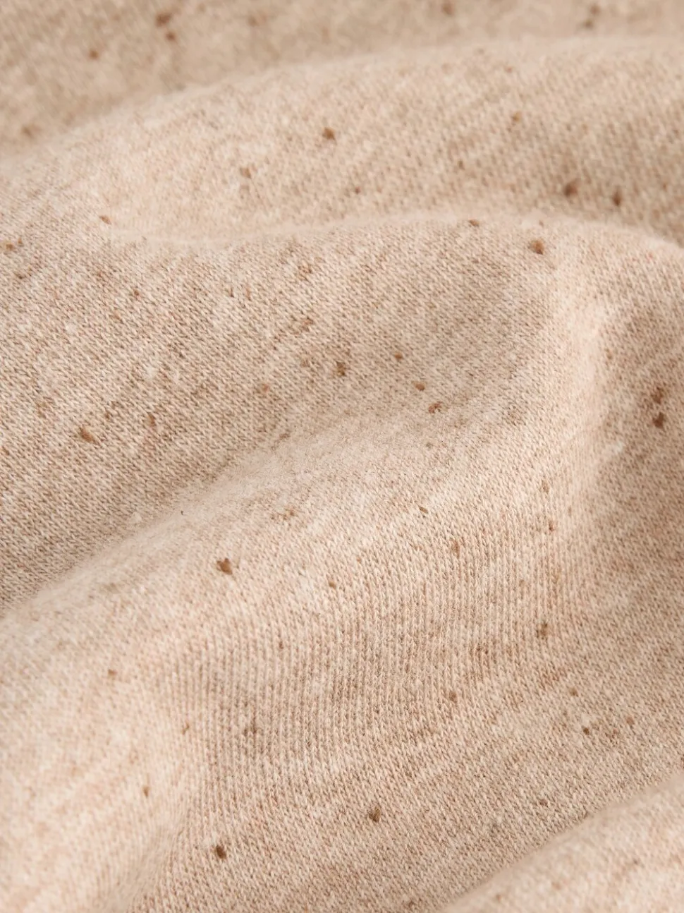 Neutrale Neppy textuur - Essential Wide Leg Jersey Joggers