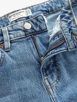 Normaal blauw - Boyfriend-jeans
