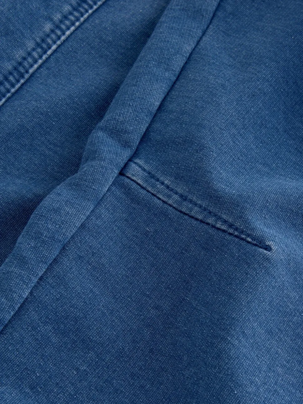 Normaal blauw - Denim Jersey Broeken met Barrel jeans