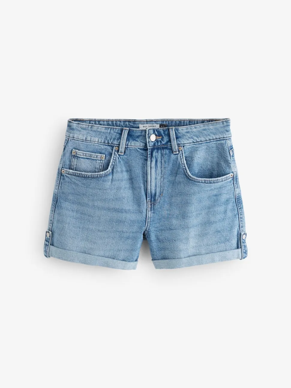 Normaal blauw - Denim jongensshort