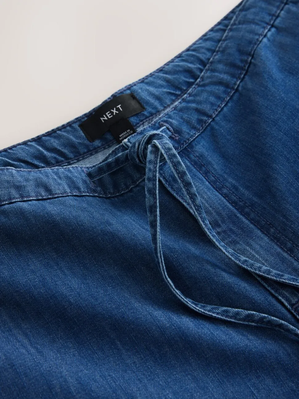 Normaal blauw - Heart Pocket Detail Wide Leg Joggers Jeans