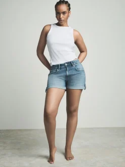 Normaal blauw - Hourglass - Denim boyshort