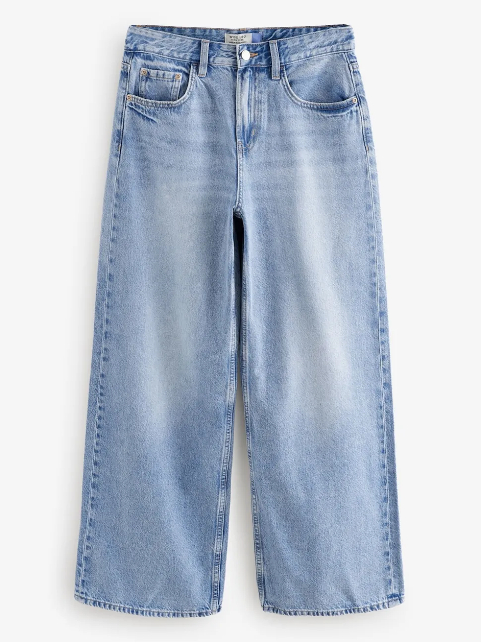Normaal blauw - Jeans met wijde pijpen
