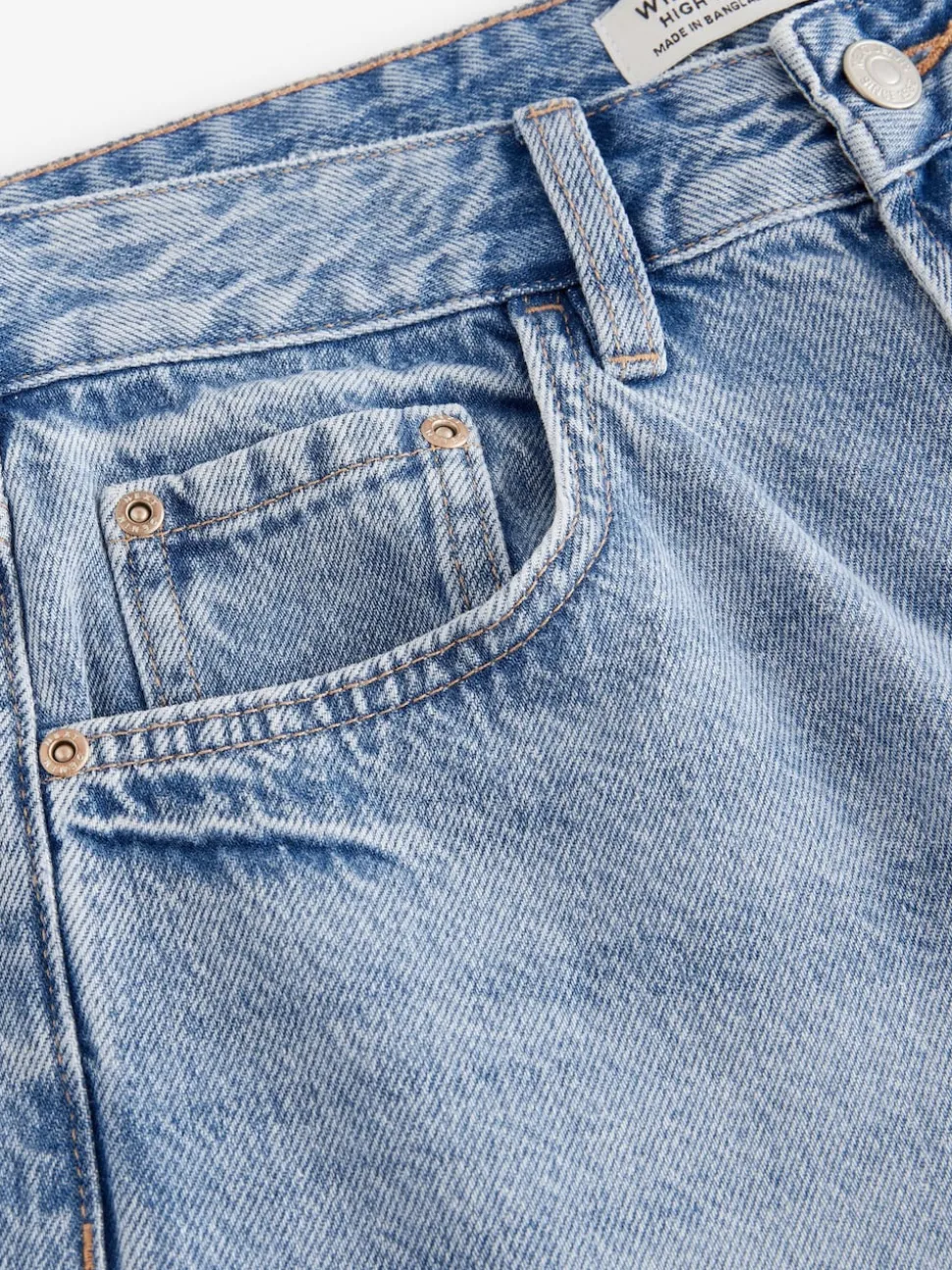 Normaal blauw - Jeans met wijde pijpen