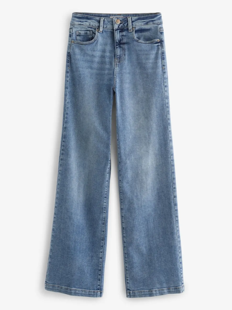 Normaal blauw - Jeans met wijde pijpen