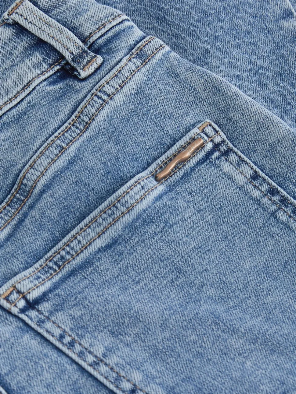 Normaal blauw - Jeans met wijde pijpen