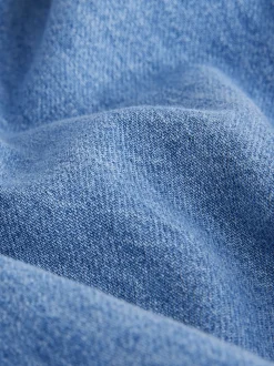 Normaal blauw - Oversized denim overhemd