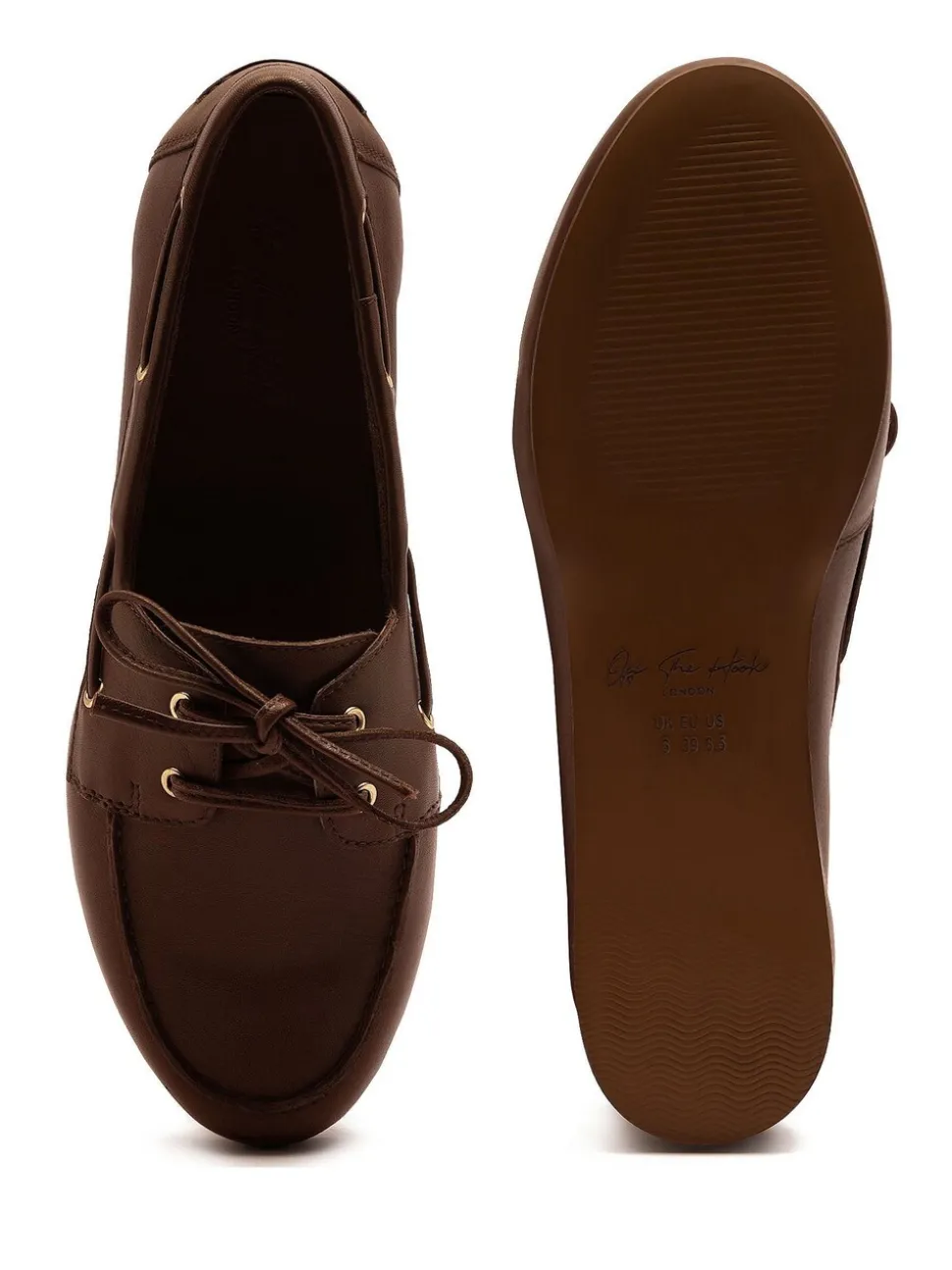 Off The Hook Westwood Casual Lace-Up Leather Boat Shoes