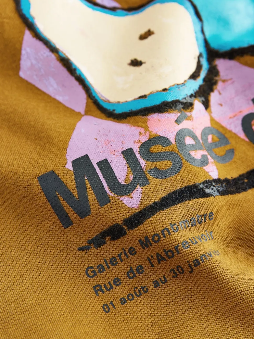 Olijfgroen - Cotton Rich Fruit Art Graphic Longsleeve Crewneck Sweatshirt