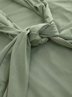 Olijfgroen - Multiway jersey Maxi-jurk voor bruiloftsgasten