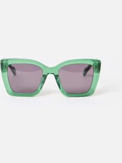Oliver Bonas Square Cat Eye Acetate Sunglasses