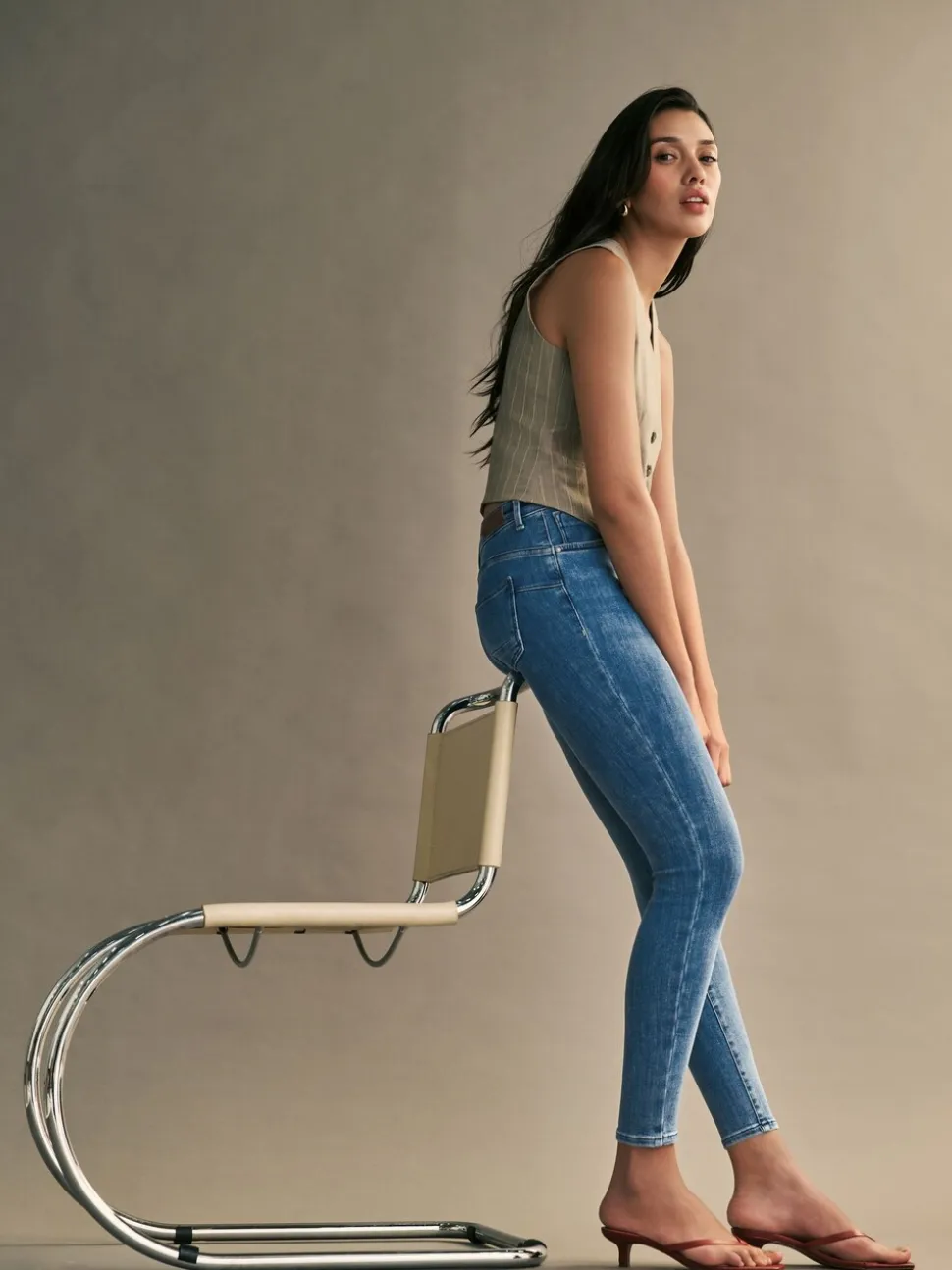 ONLY 100% katoenen Power Push Up Skinny Jeans