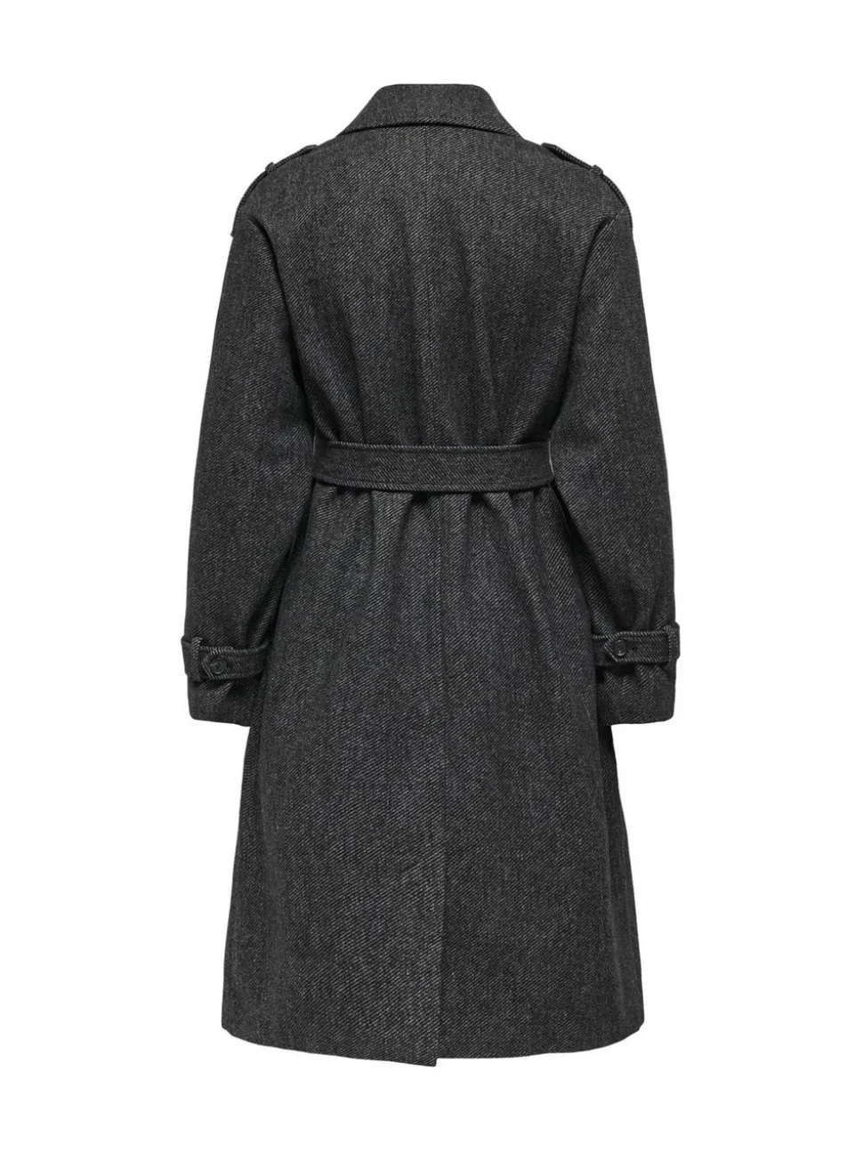 ONLY Herringbone Winter Trench Coat