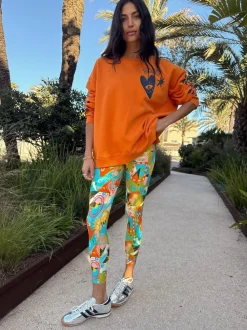 Oranje - Never Fully Dressed Embroidered Sweatshirt