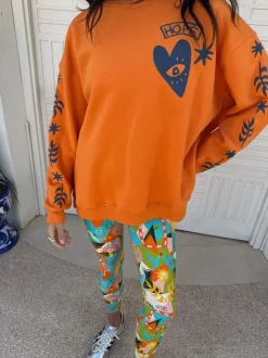 Oranje - Never Fully Dressed Embroidered Sweatshirt