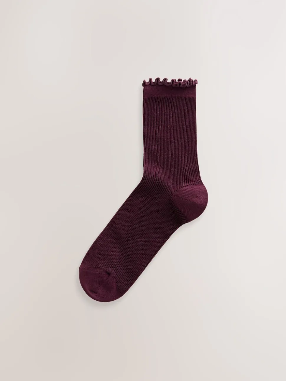 Paars - Lettuce Welt Ankle Socks 5 Pack