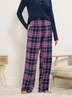 Paars - Long Tall Sally geruite pyjama