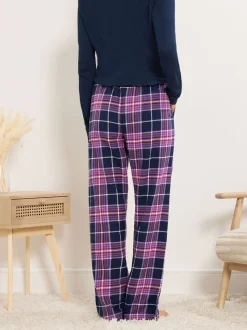 Paars - Long Tall Sally geruite pyjama