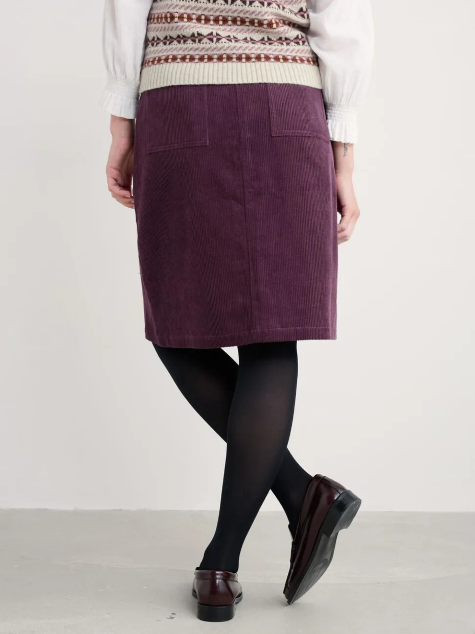 Paars - Seasalt Cornwall Dovetail rok