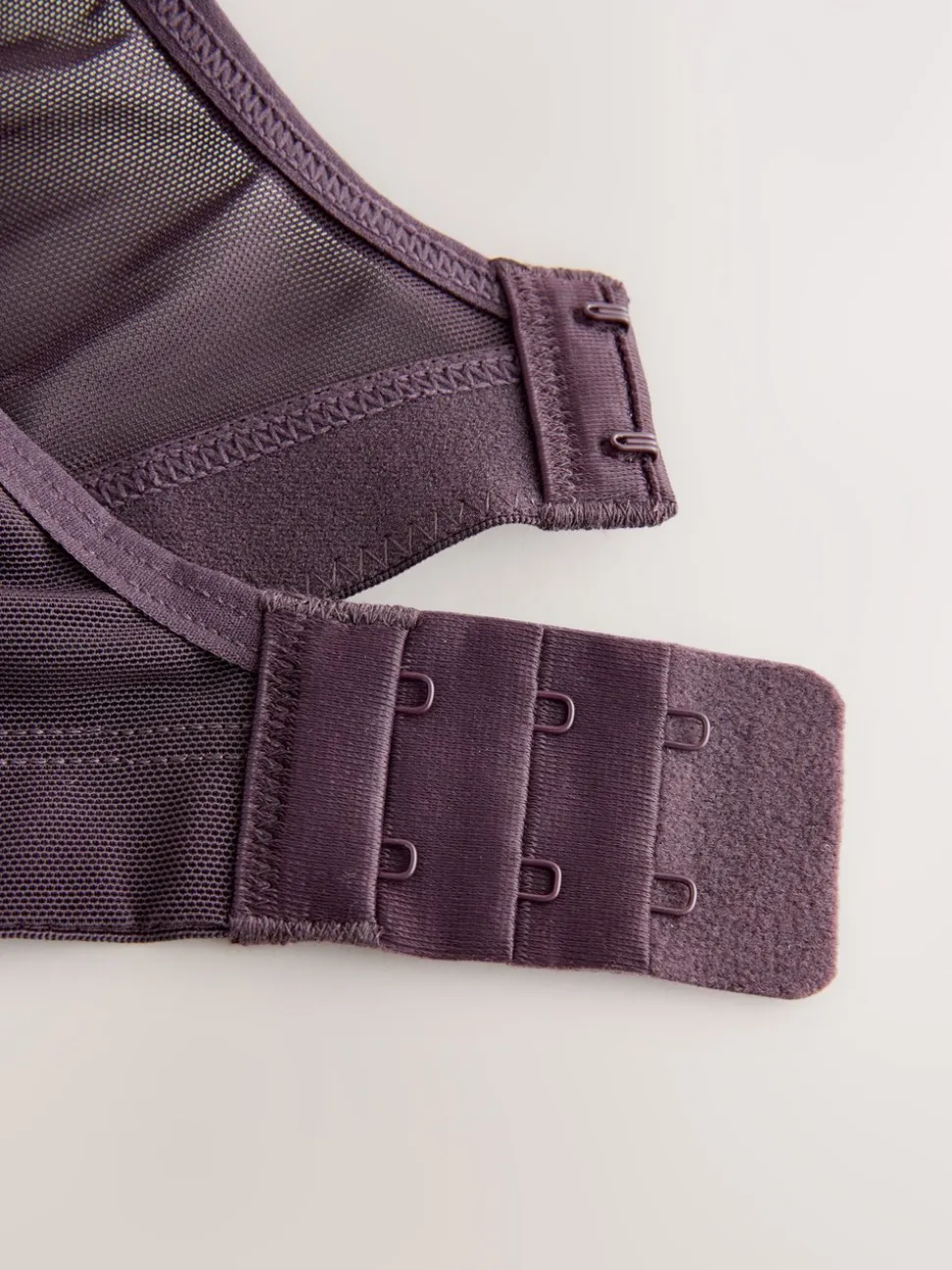 Paarsblauw - DD+ Non Pad Full Cup Dry Tech High Impact Sports Bra