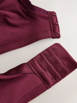 Paarsblauw - F-K cup beha met ultiem comfort, gewatteerde bandjes, zonder vulling, zonder beugel en met zijsteun