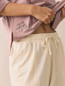 Paarse Ontbijt - Pyjama met korte mouwen
