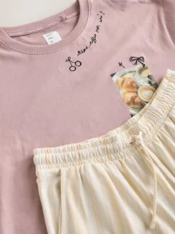 Paarse Ontbijt - Pyjama met korte mouwen