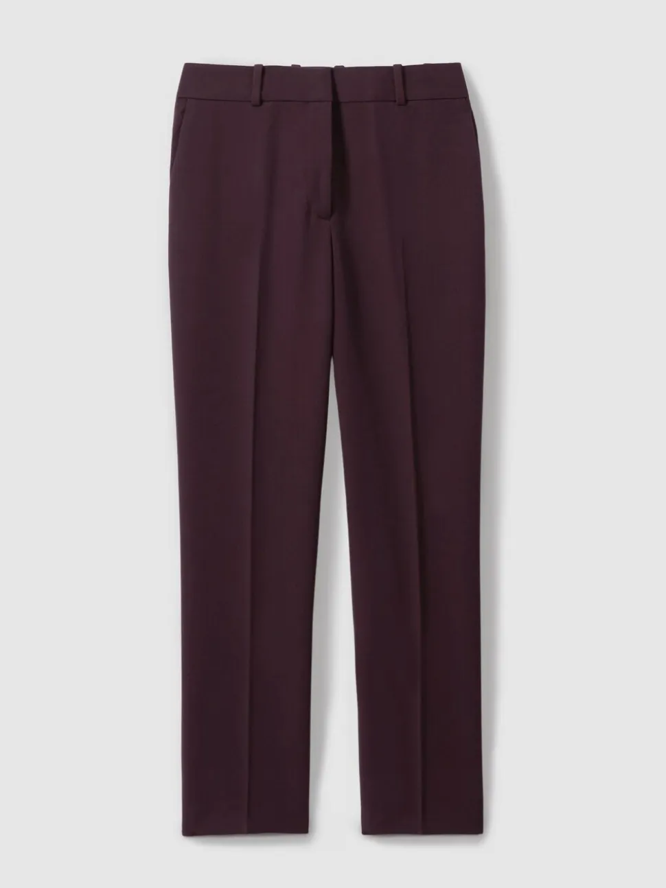 Paarsrood - Reiss Gabi slim-fit kostuumbroek