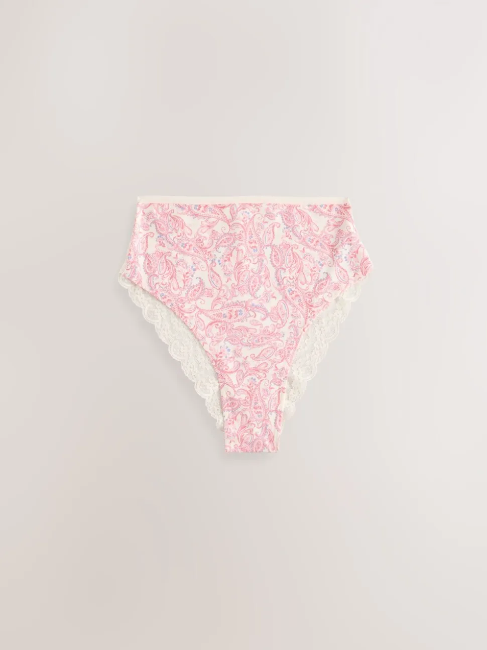 Paisley - Katoenen kanten slipjes 4 stuks