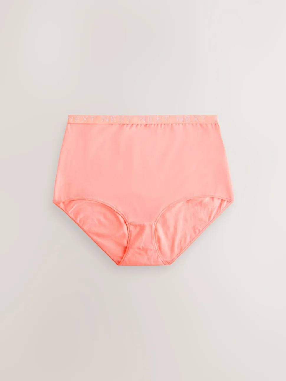 Pastel - 4 Katoenen slipjes met logotailleband