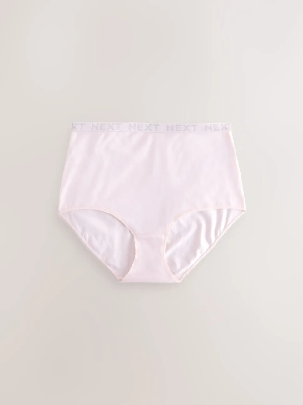 Pastel - 4 Katoenen slipjes met logotailleband