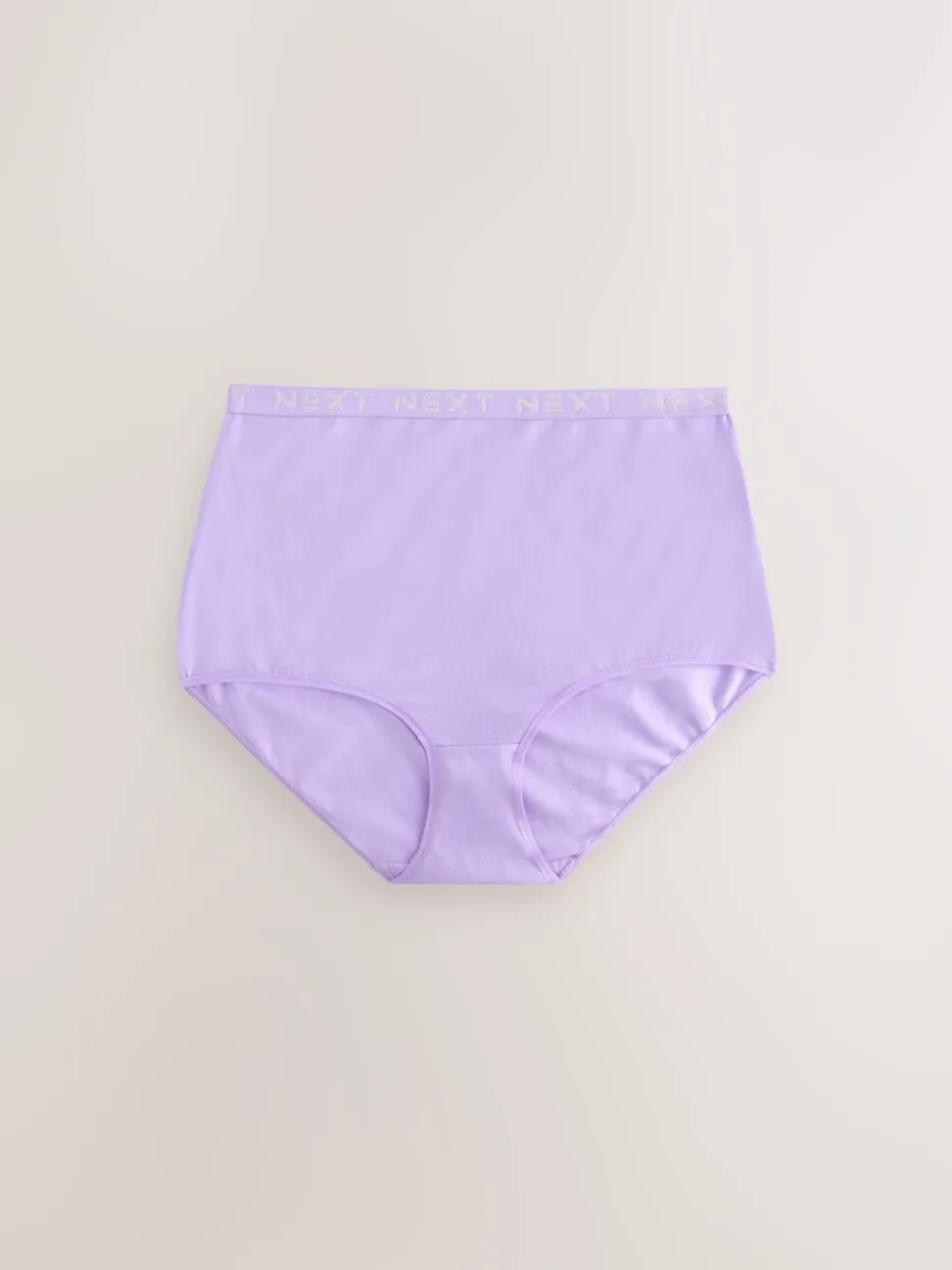 Pastel - 4 Katoenen slipjes met logotailleband
