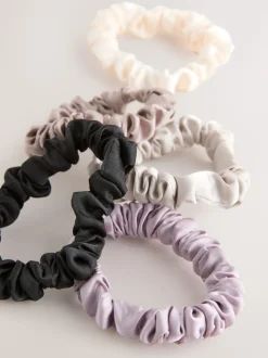 Pastel - Set van 5 scrunchies