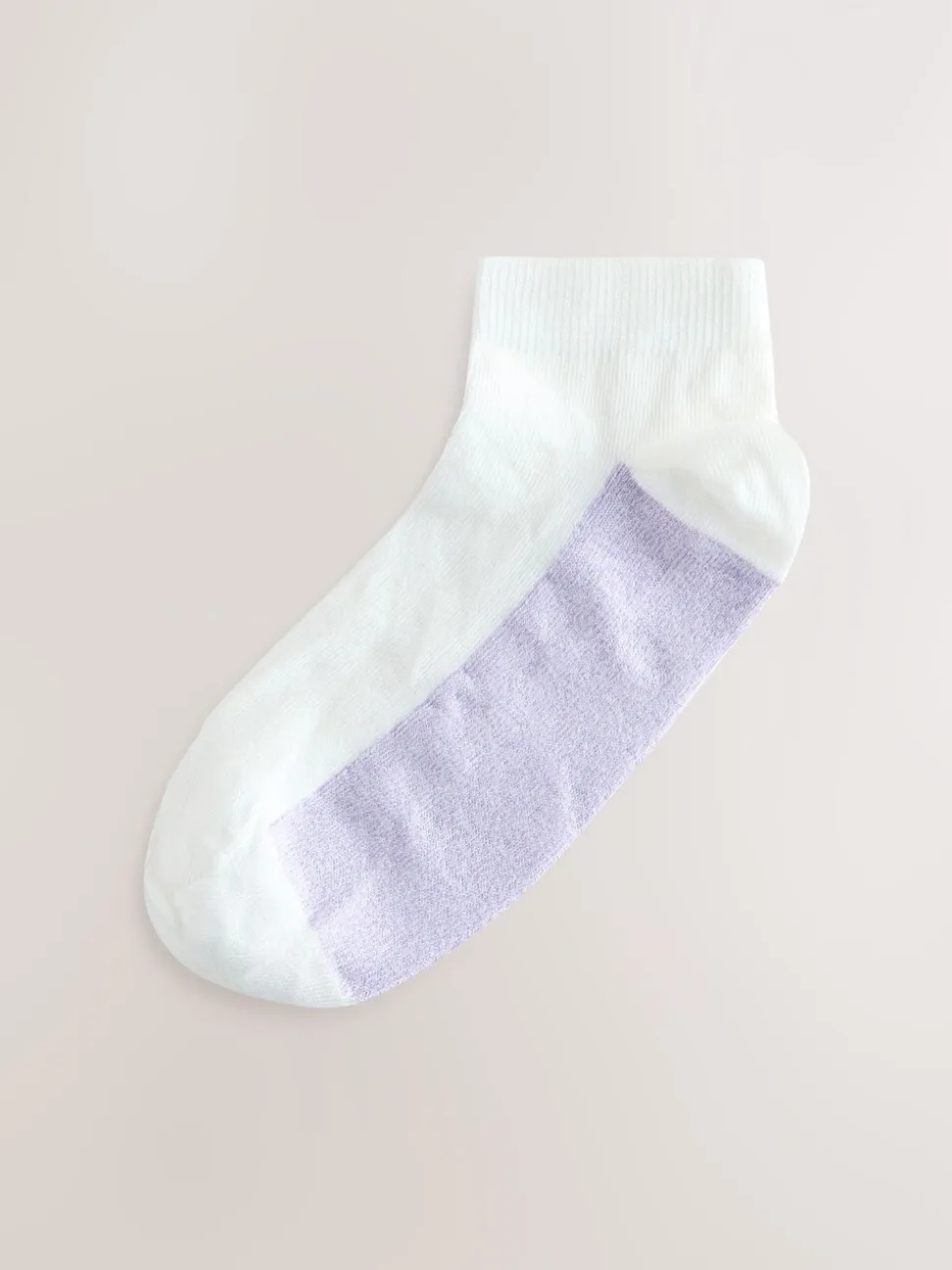 Pastel Marl - 4 Paar sneakersokken met voetbed