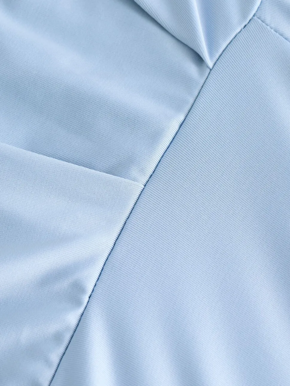 Pastelblauw - Multiway jersey Maxi-jurk voor bruiloftsgasten