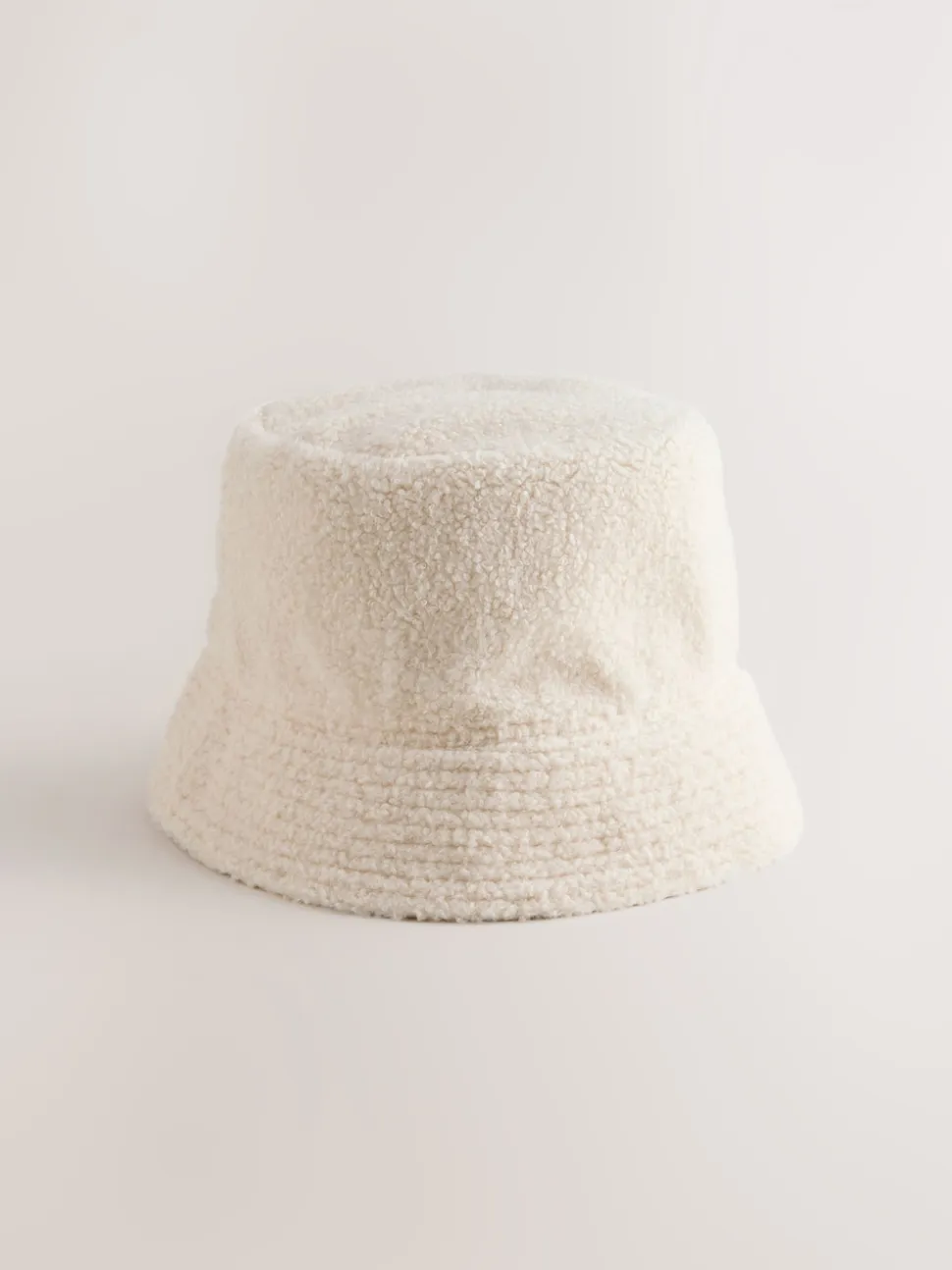 Pastelgeel - Borg/Nylon Omkeerbaar vissershoedje