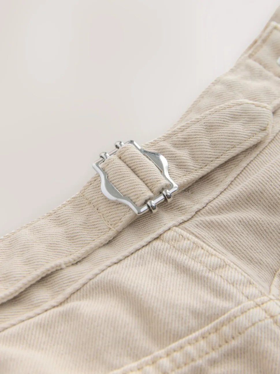 Pastelgeel - Boyfriend Hourglass Wide Leg Mid Rise Turn Up Jeans