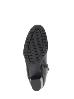 Pavers Block Heel Ankle Boots