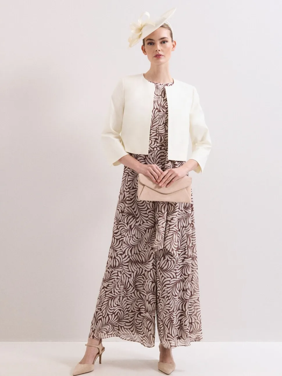 Phase Eight Janine Leaf Jumpsuit