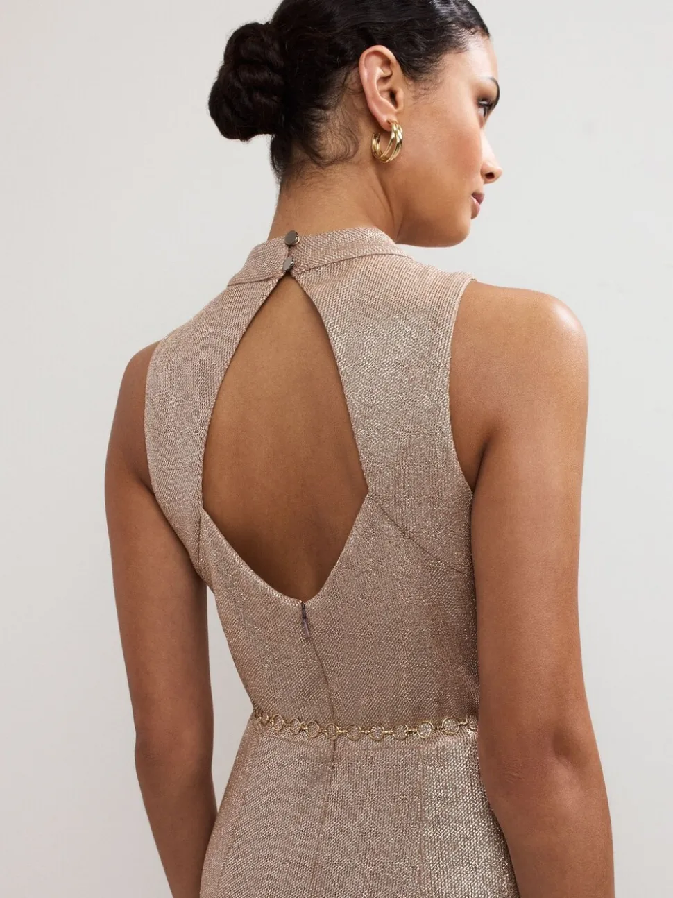Phase Eight Libby Metallic Dress